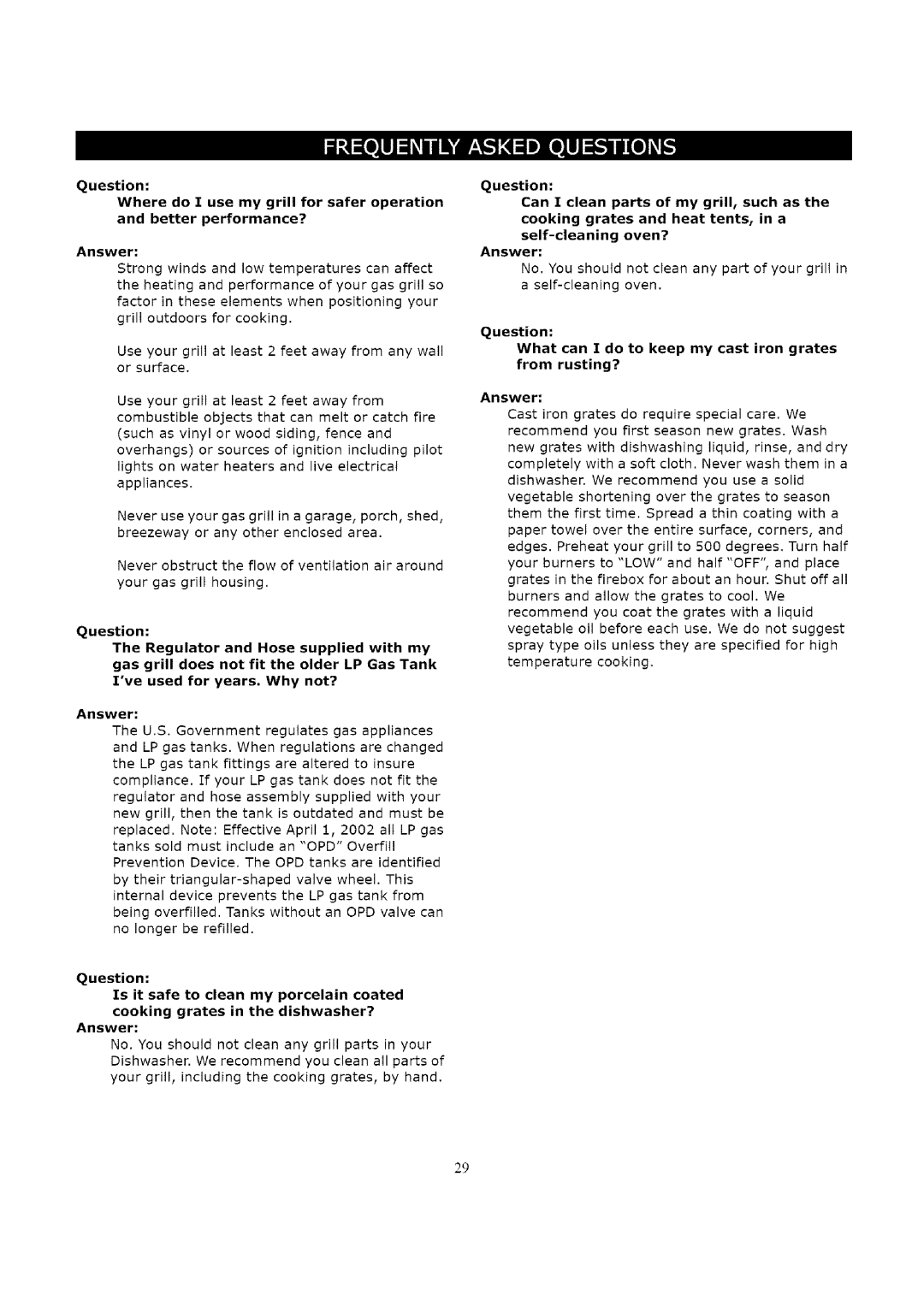 Kenmore 119.163018 manual Answer 