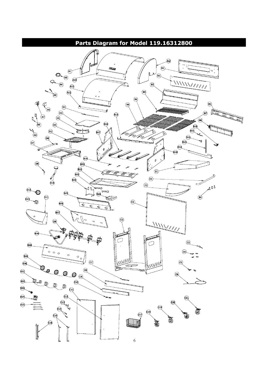 Kenmore 119.16312800 manual 