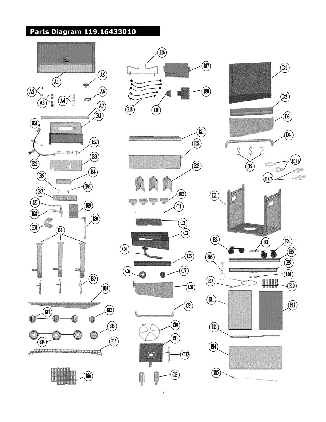 Kenmore 119.1643301 manual 