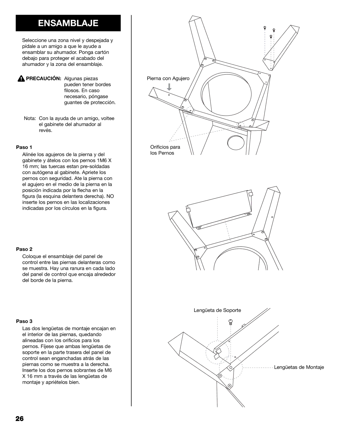 Kenmore 125.15884801 owner manual Ensamblaje, Paso 