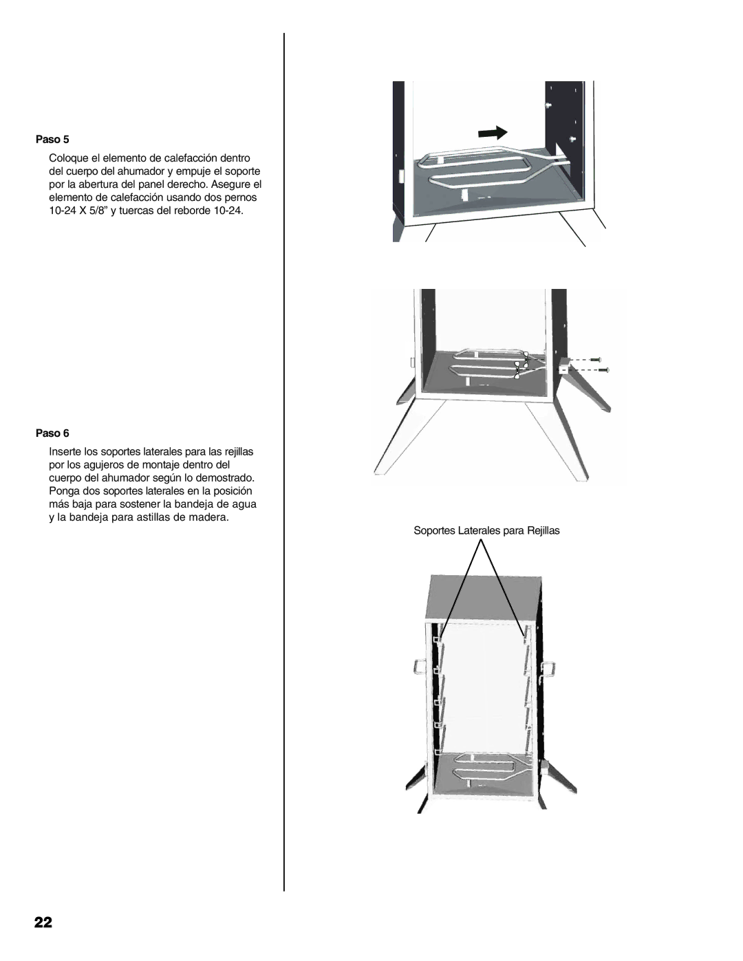 Kenmore 125.15885800 owner manual Soportes Laterales para Rejillas 