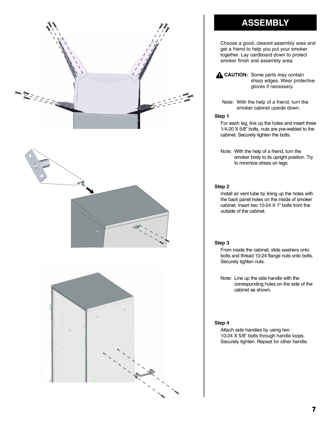 Kenmore 125.15885800 owner manual Assembly, Step 