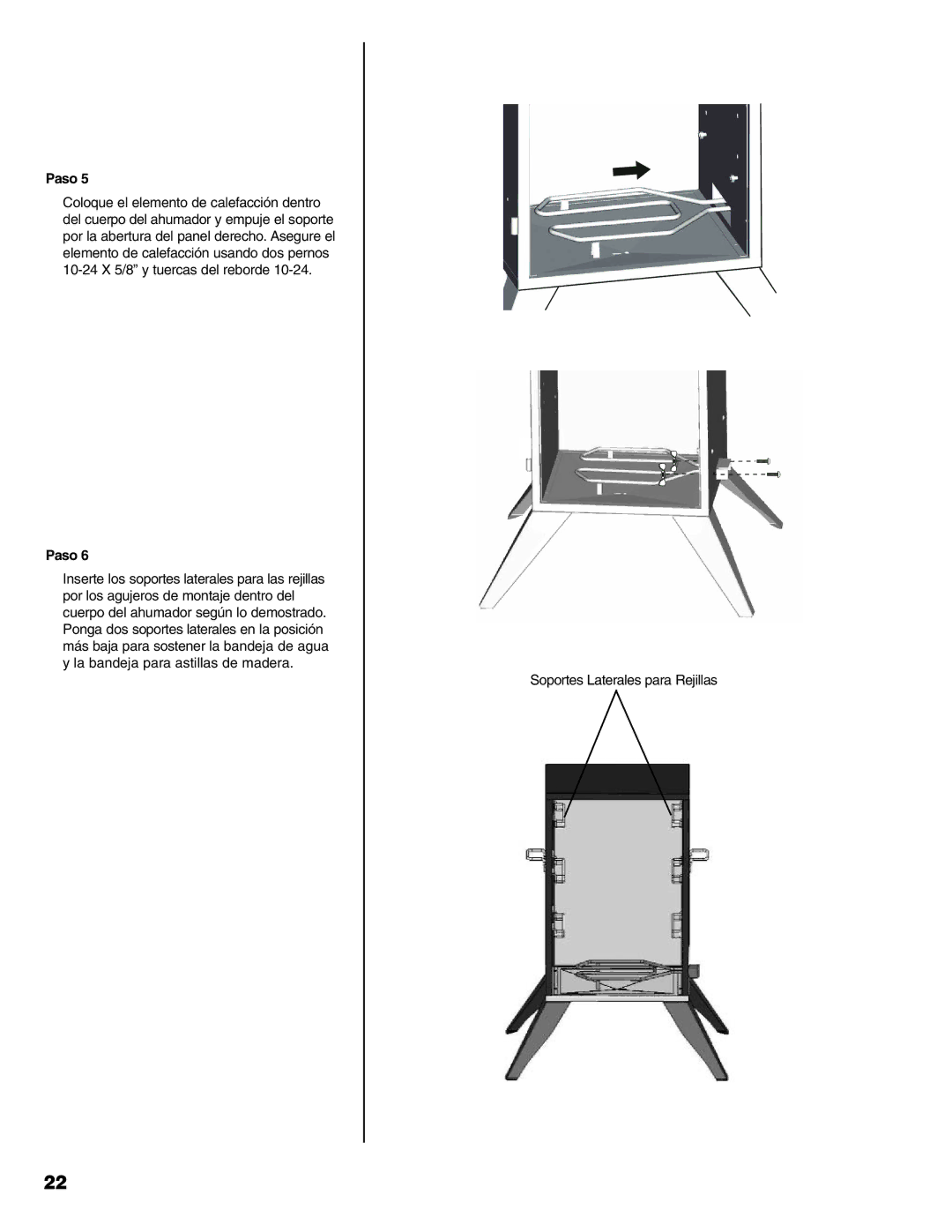 Kenmore 125.15887800 owner manual Soportes Laterales para Rejillas 