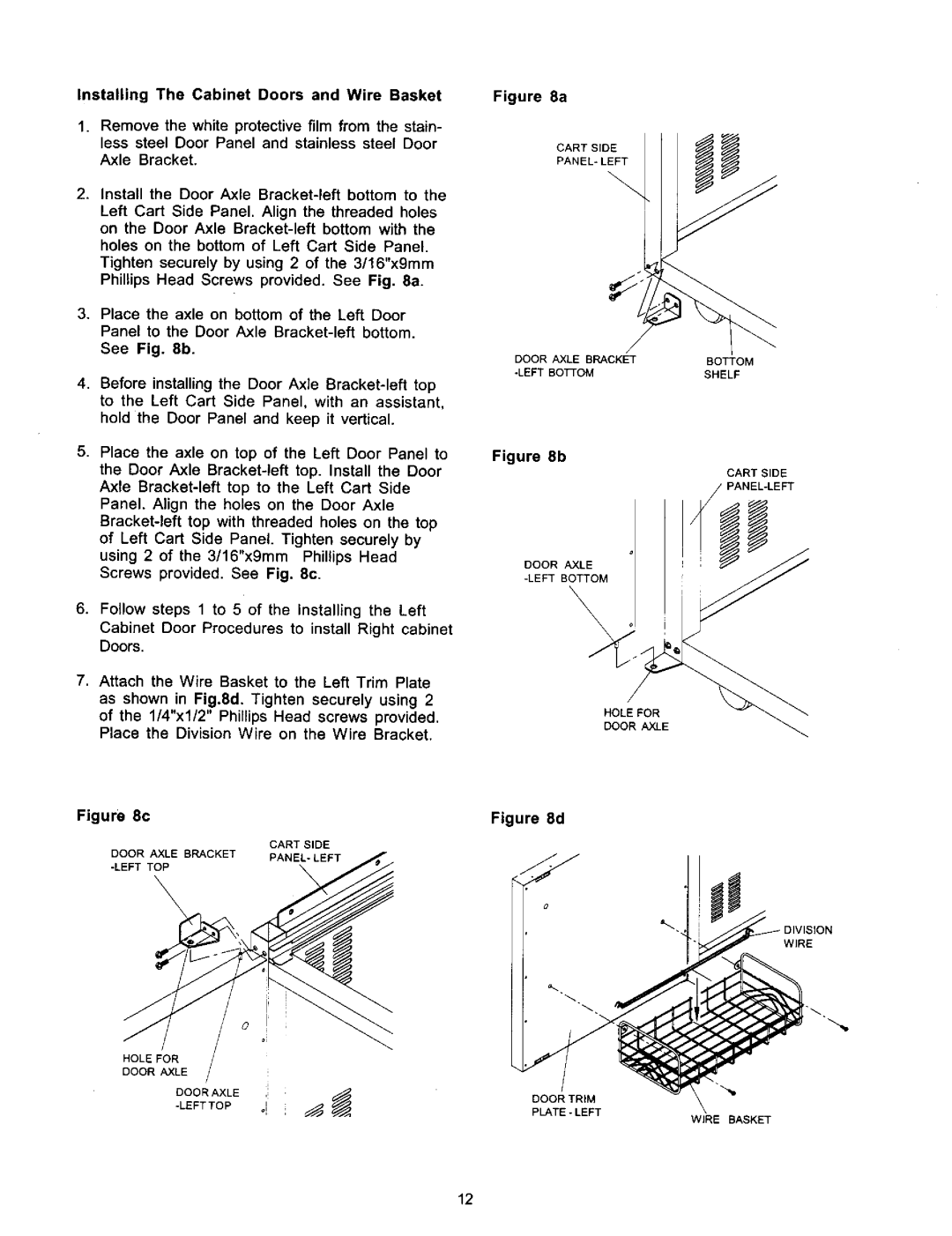 Kenmore 141 17690, 141 16690 owner manual Door Trim 