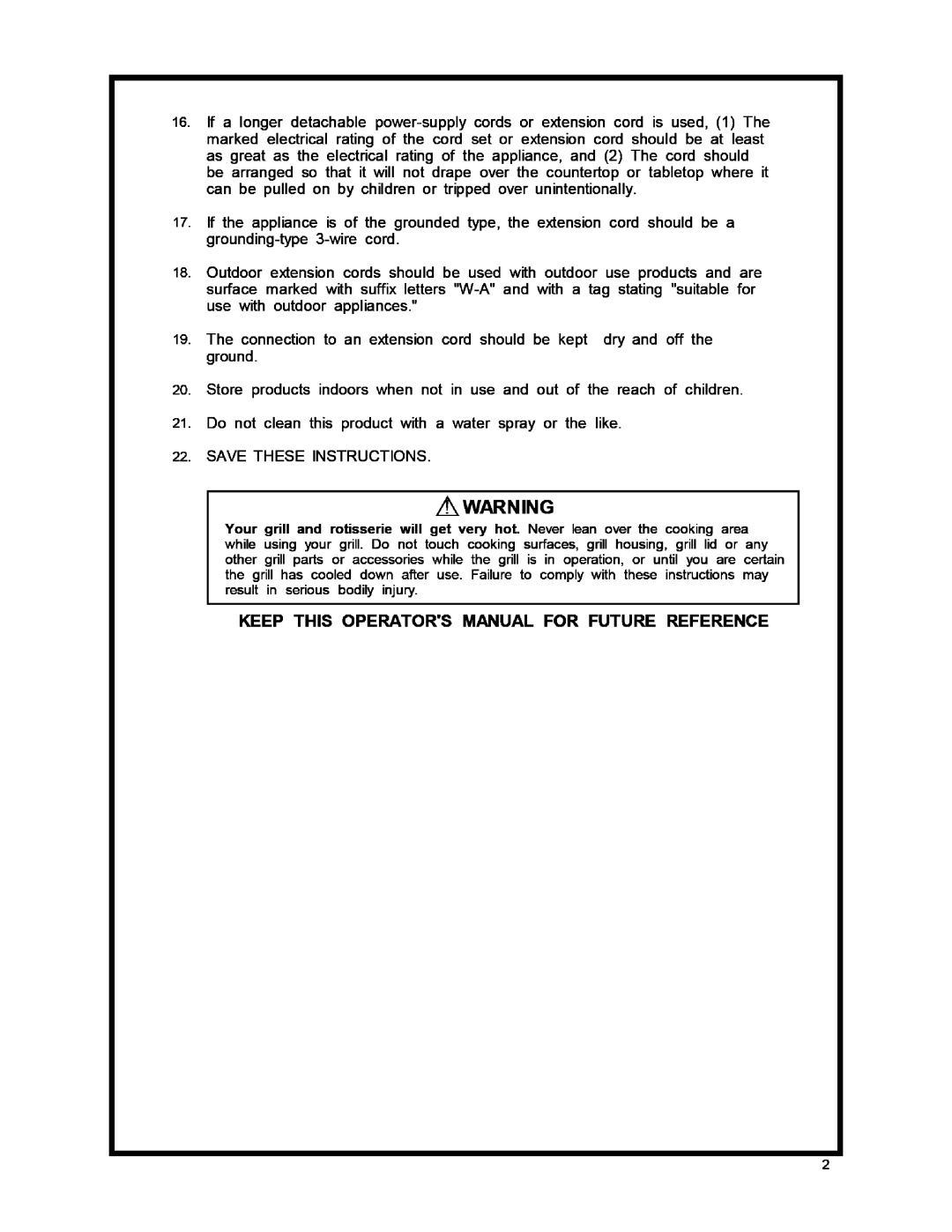 Kenmore 141.158033 manual Keep this Operators Manual for Future Reference 