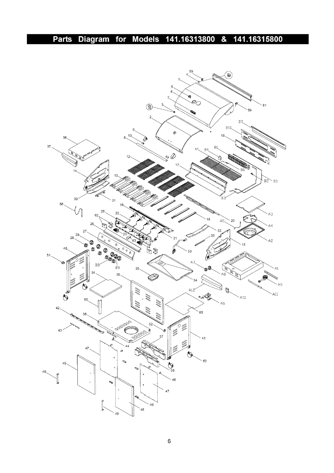 Kenmore 141.16315800 manual All 