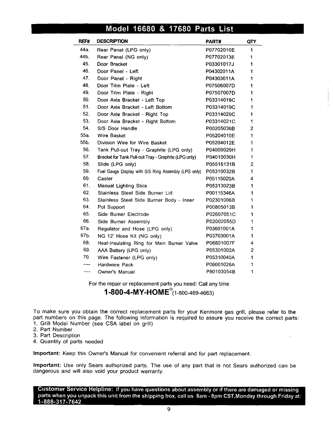 Kenmore 141.1668 owner manual MY-HeM E 1-800-46g-4663 