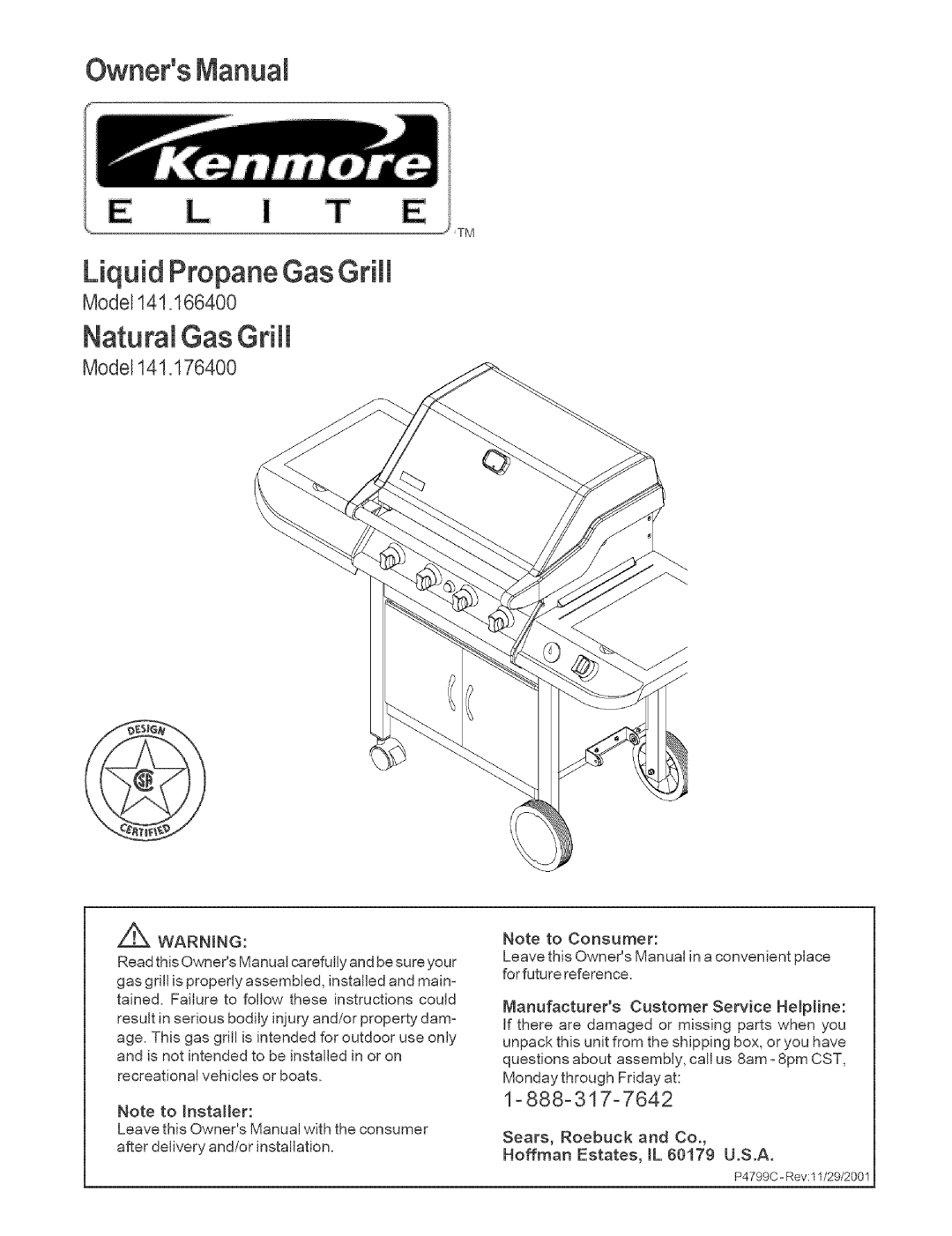 Kenmore 141.1664 owner manual Model, Modem141.176400 