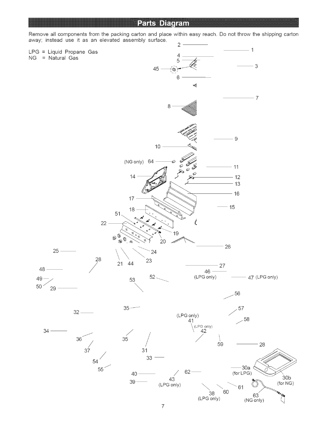 Kenmore 141.1664, 141.1764 owner manual 35J LPGonly 