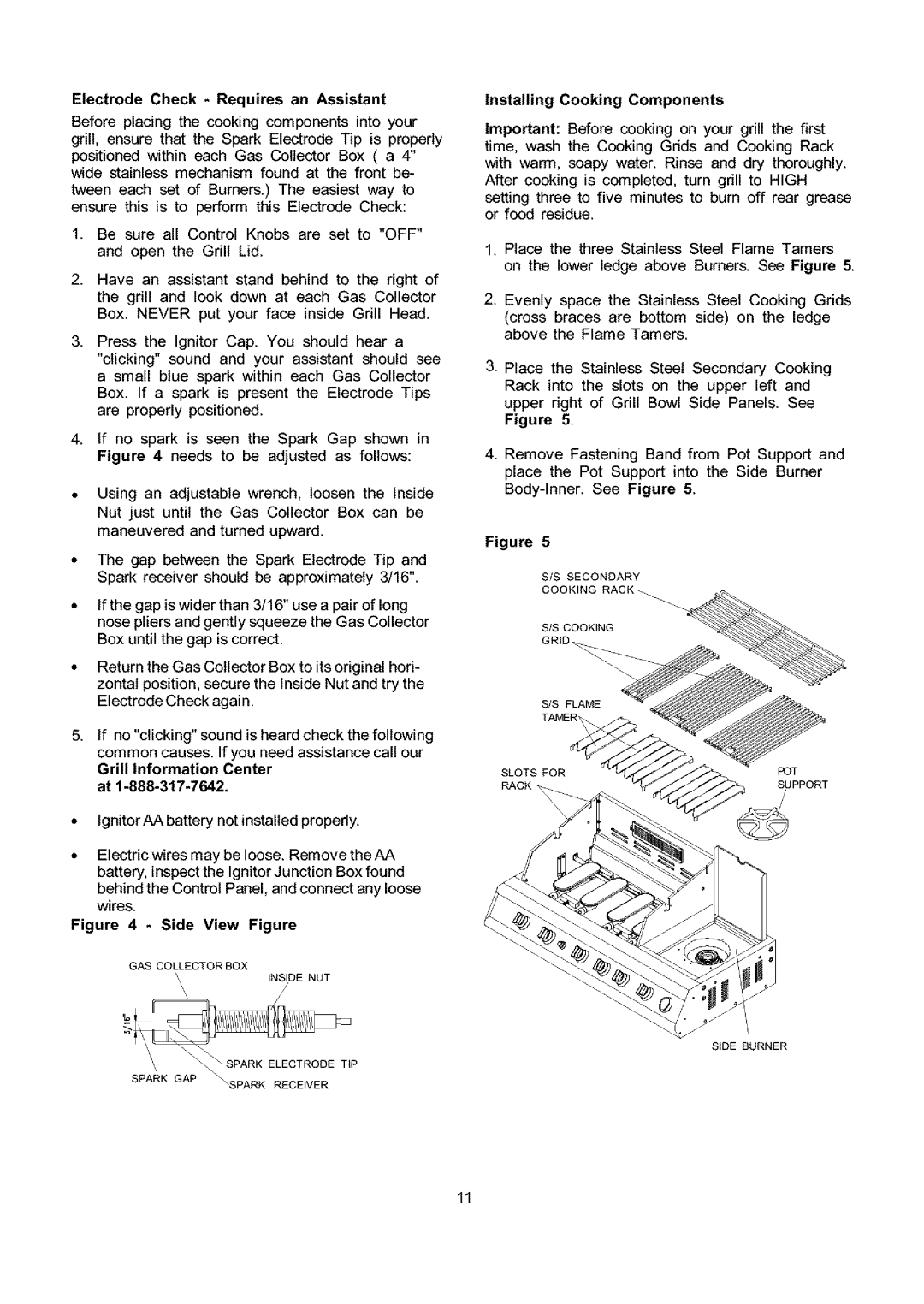 Kenmore 141.16681, 141.17681 owner manual Electrode Check Requires an Assistant, Installing Cooking Components 