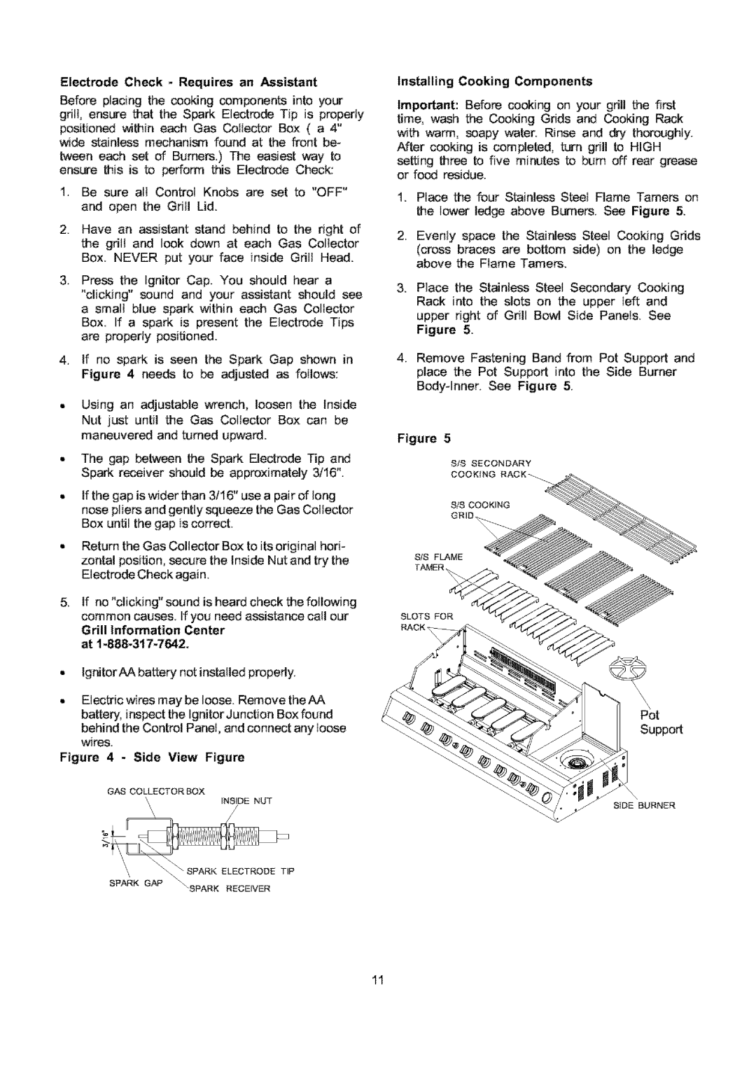 Kenmore 141.16691, 141.17691 owner manual Electrode Check Requires an Assistant, Installing Cooking Components 