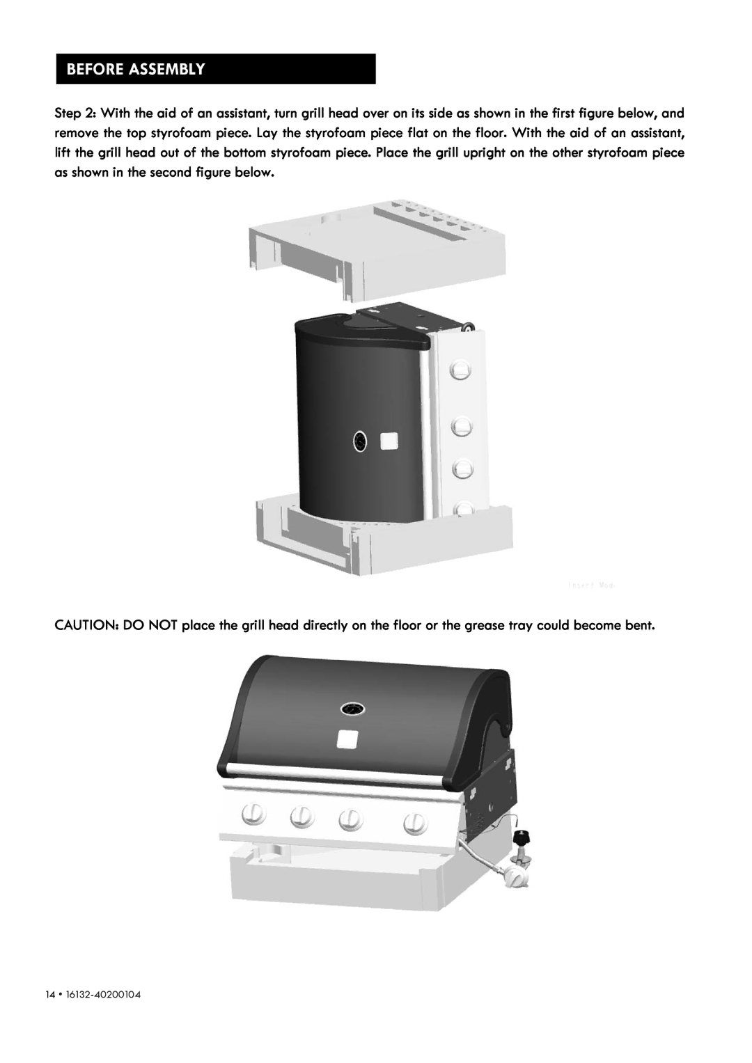 Kenmore 14616132110 manual Before Assembly 