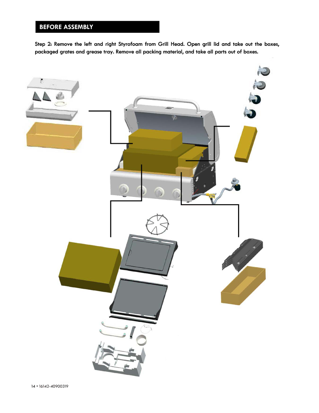 Kenmore 146.1614221 manual Before Assembly 