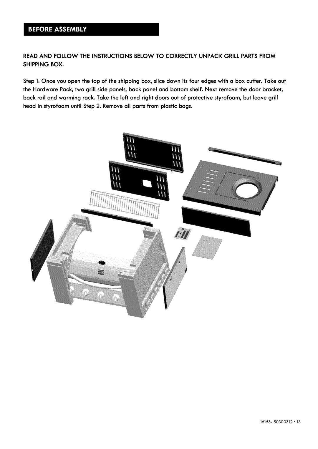 Kenmore 146.1615311 manual 16153- 50300312 