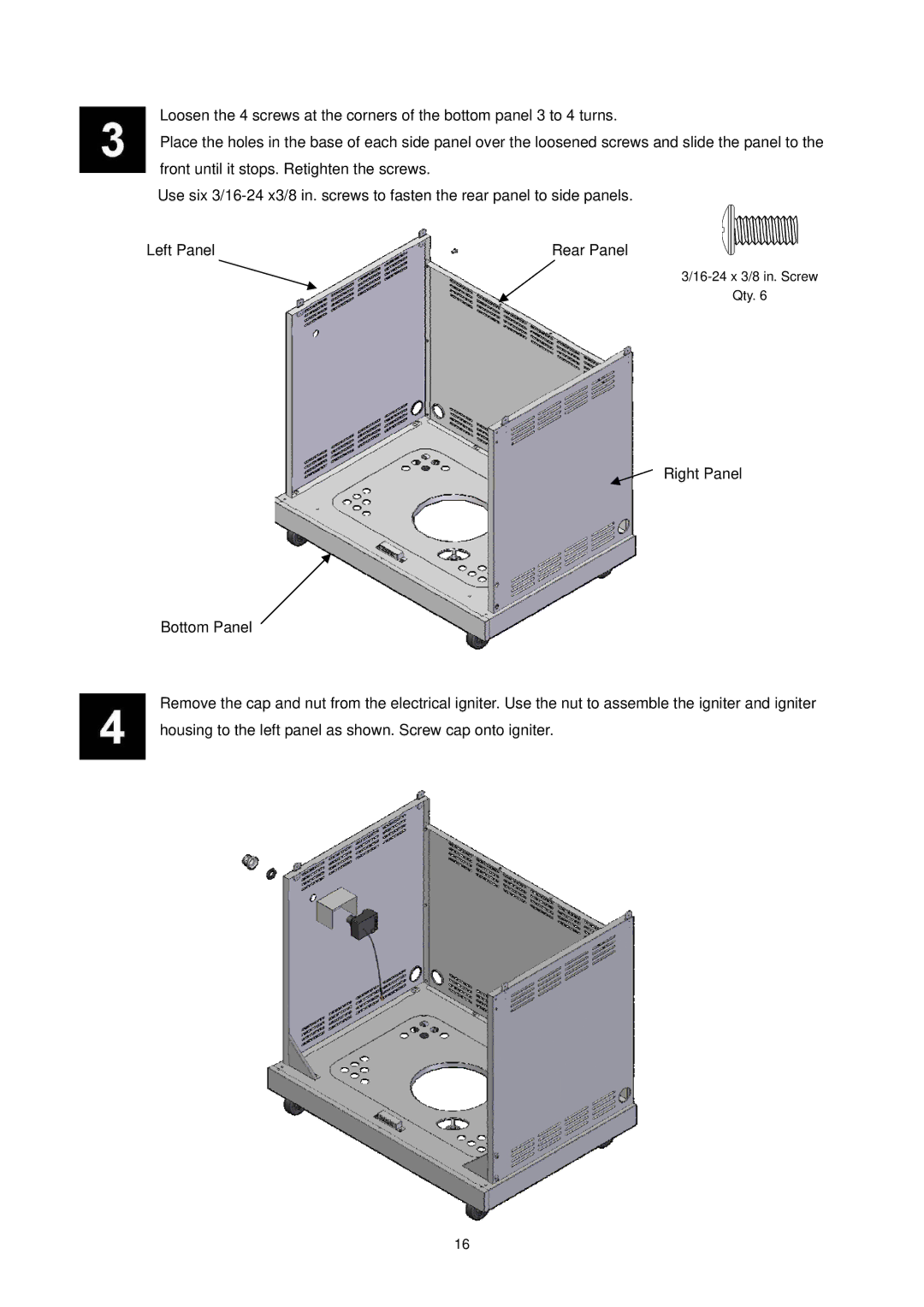 Kenmore 148.1615421 manual Rear Panel 