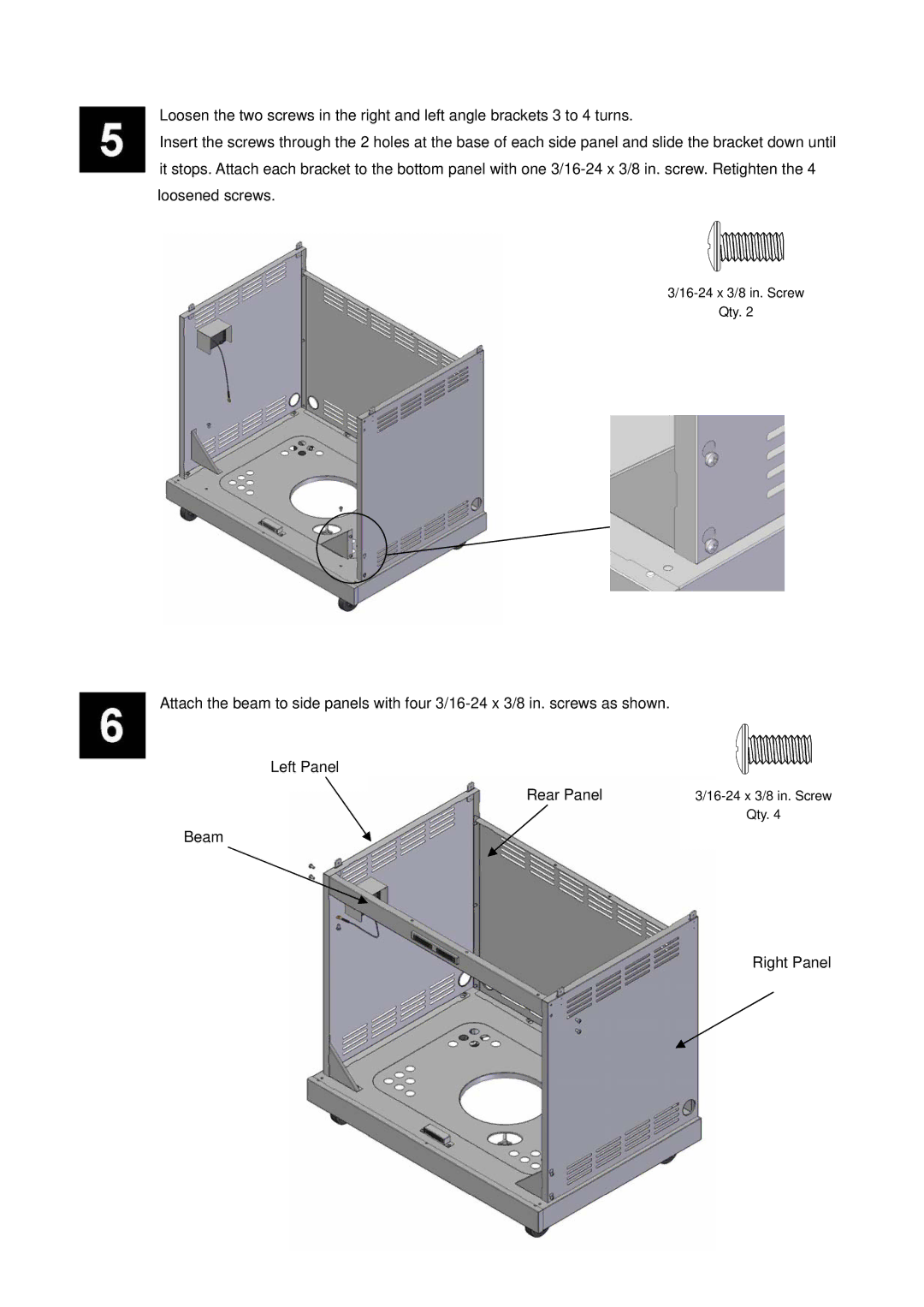 Kenmore 148.1615421 manual Beam Right Panel 