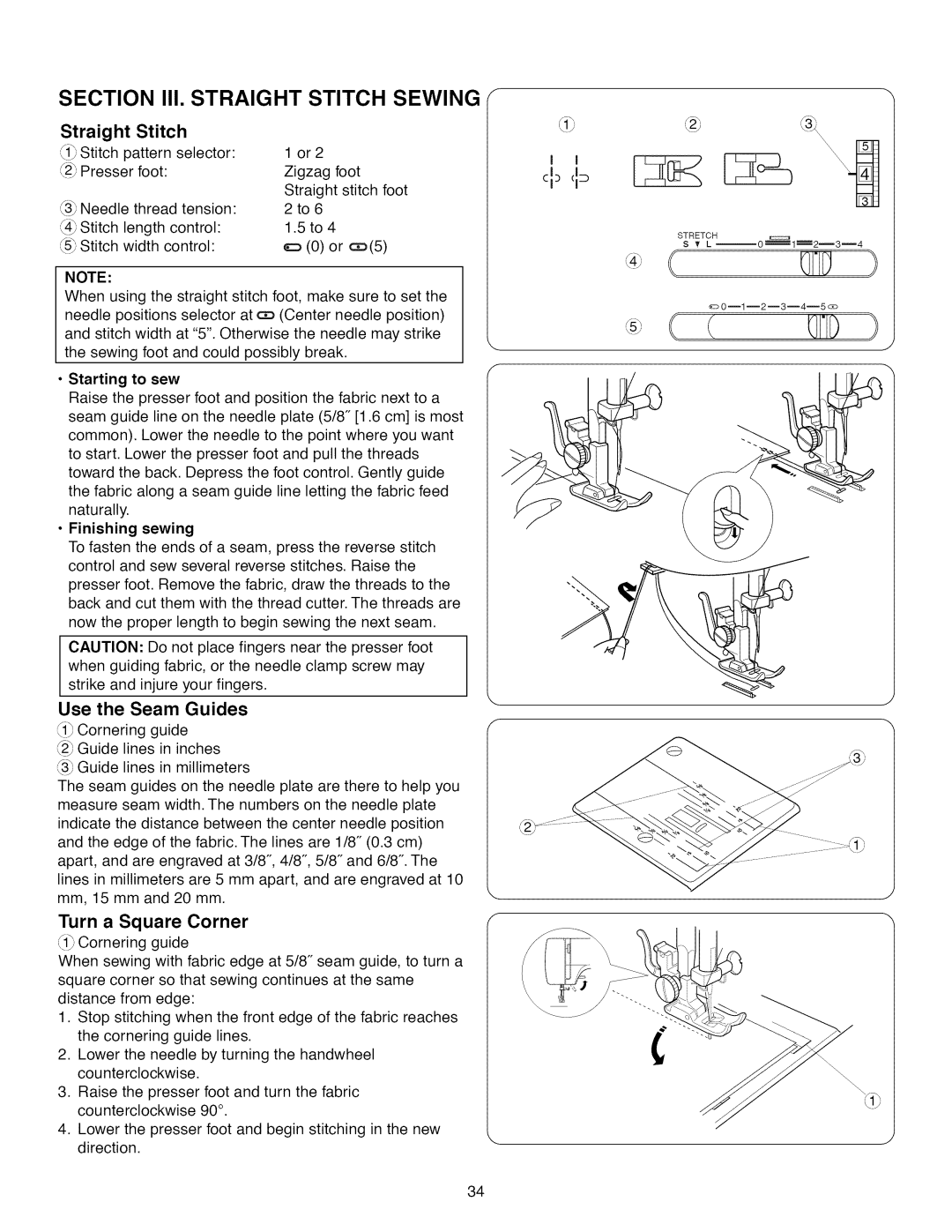 Kenmore 15718, 15218, 385.1 521 2, 15616 Straight Stitch, Or2 Zigzag foot Straight stitch foot 2to6 C3 0 or, Ell clip 