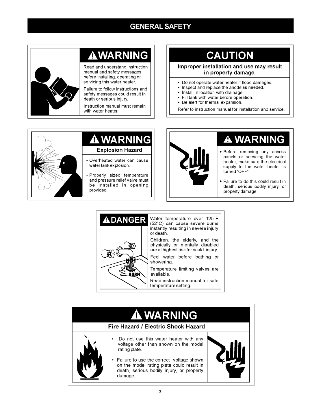 Kenmore 153.326162, 153.326265, 153.326264, 153.326163 owner manual General Safety 