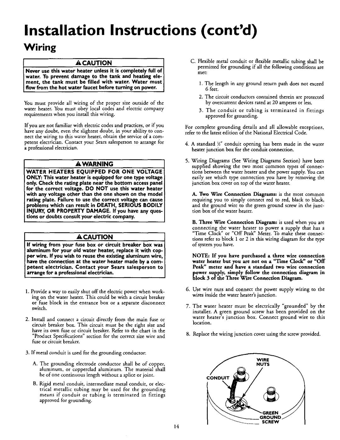 Kenmore 153.327264, 153.327864, 153.327664, 153.327463, 153.327464 Wiring, Lock 3 of the Three Wire Connection Diagram 