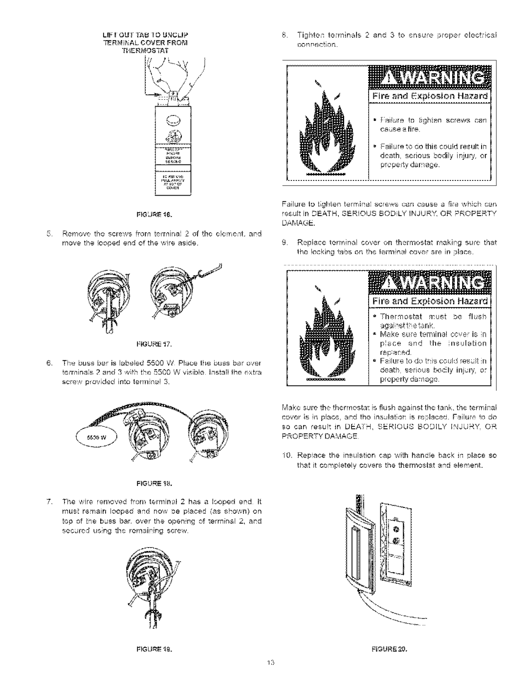 Kenmore 153.32956, 153.329461, 153.329861, 153.32966, 153.32936, 153.329263 Fire and Explosion Hazard, ?ERMBNAL Cover from 