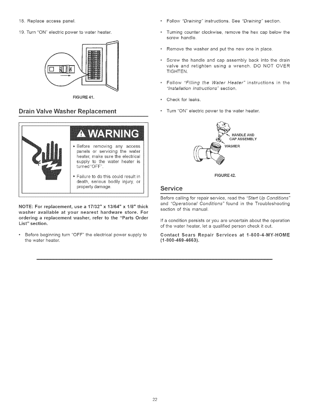 Kenmore 153.320661, 153.329461, 153.32956, 153.329861 Drain Valve Washer Repmacement, Service, Handleand CAP Assembly 