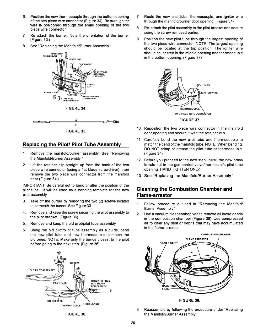 Kenmore 153.331572 owner manual Replacing the Pilot/ Pilot Tube Assembly, Figure Figure 