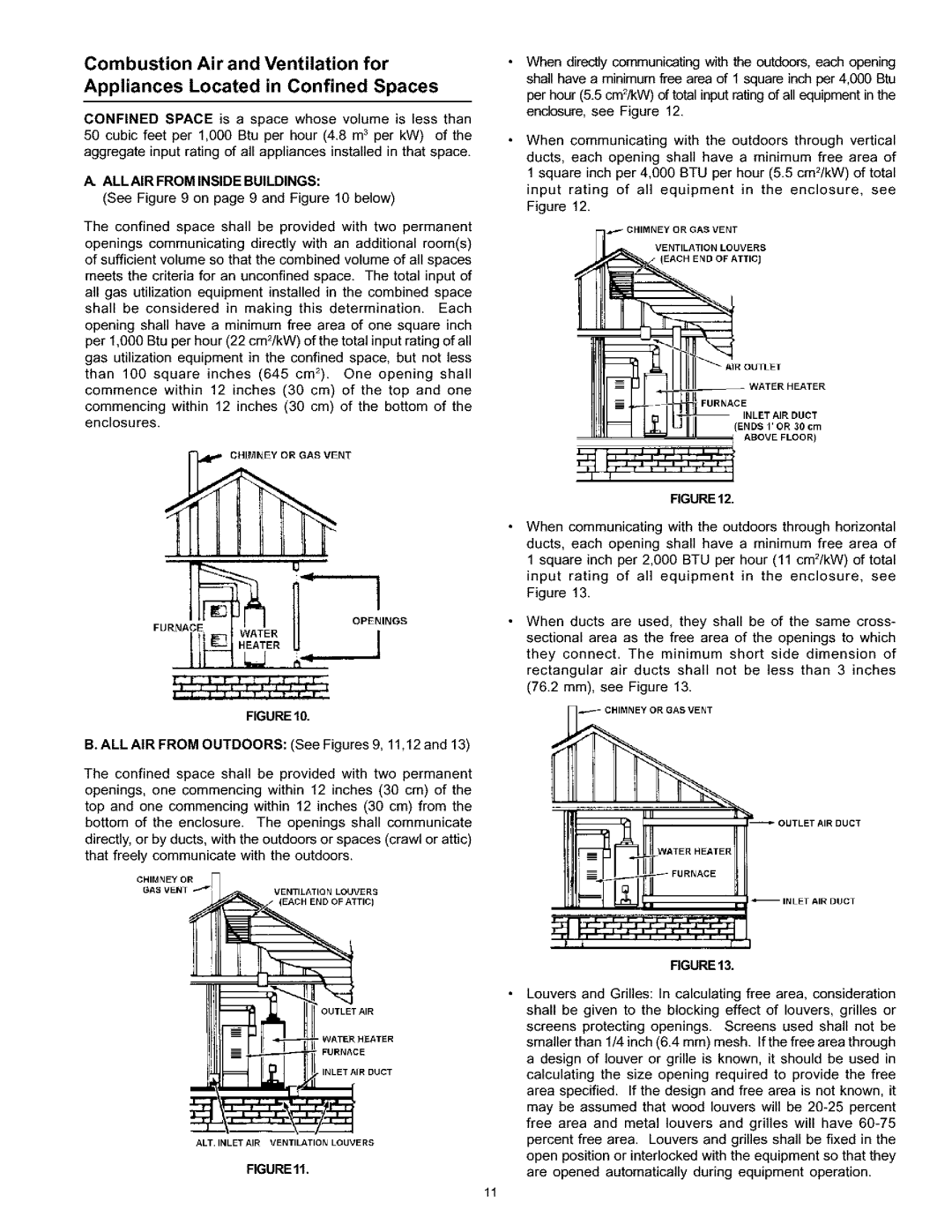 Kenmore 153.333545, 153.333345, 153.333415 HA ALL AIR from Inside Buildings, ALL AIR from Outdoors See Figures 9, 11,12 