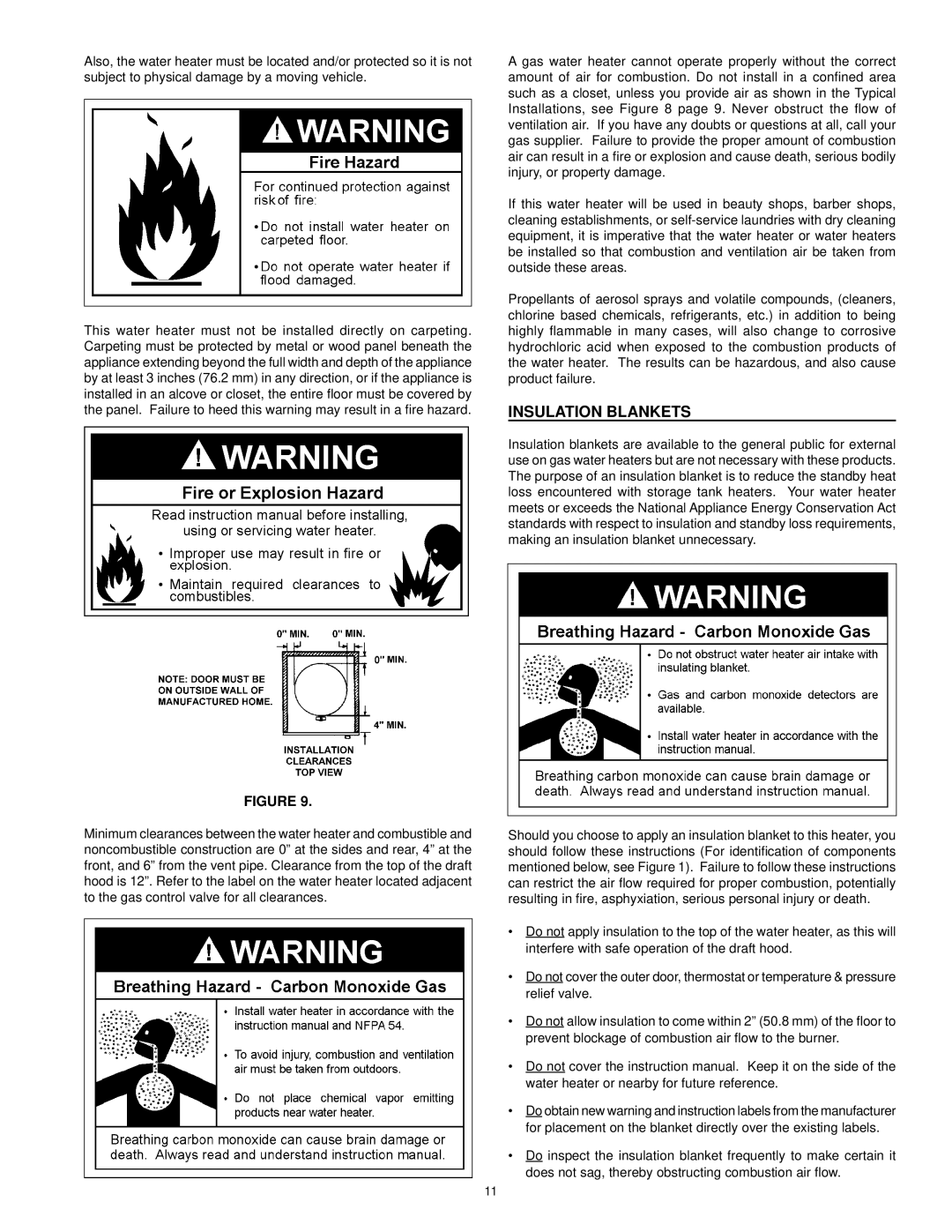 Kenmore 153.33385 owner manual Insulation Blankets 