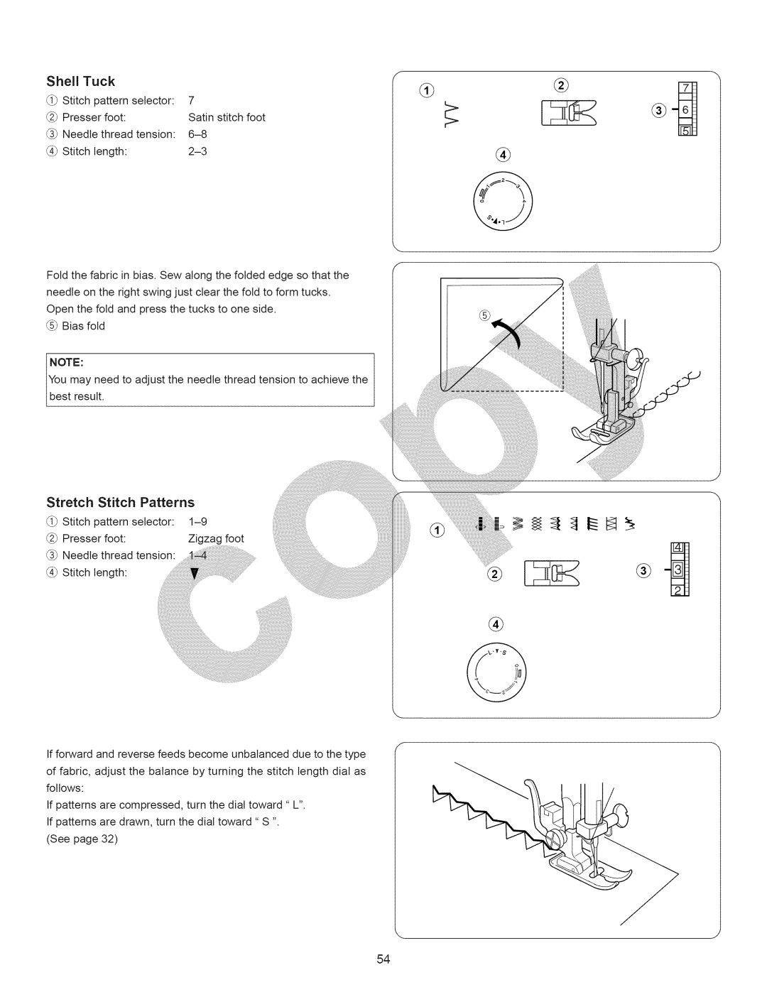 Kenmore 15358 owner manual Stretch Stitch, Patterns 