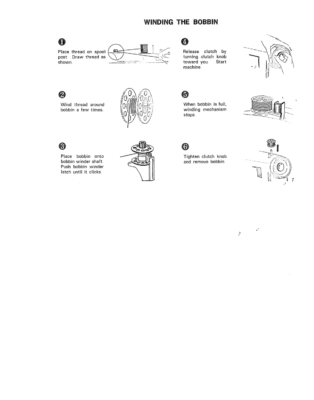 Kenmore 15/I649 manual Bobbin, Place 