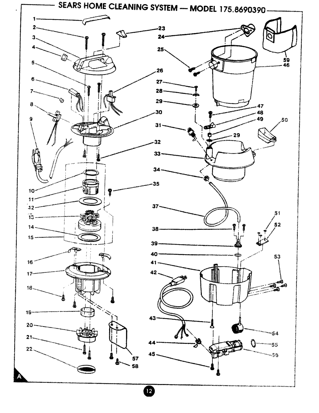 Kenmore 175.869039 manual 