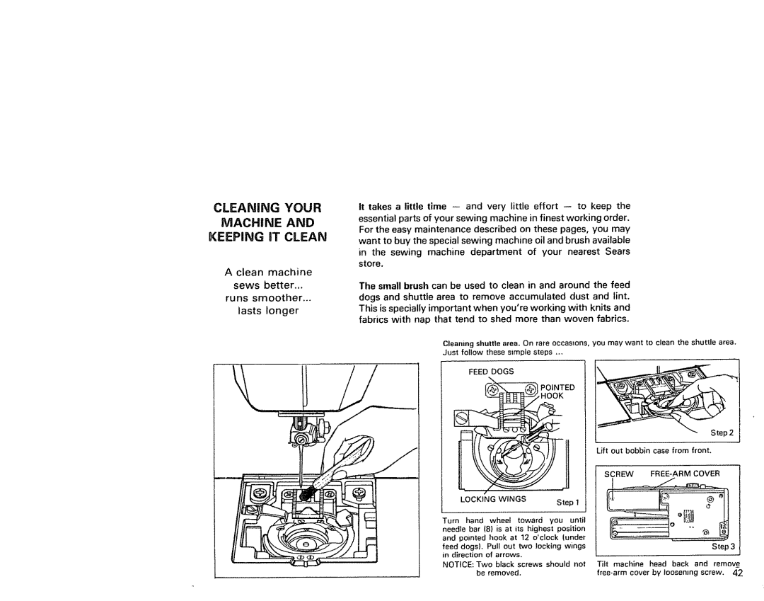 Kenmore 1791 manual Cleaning Your, Keeping IT Clean 