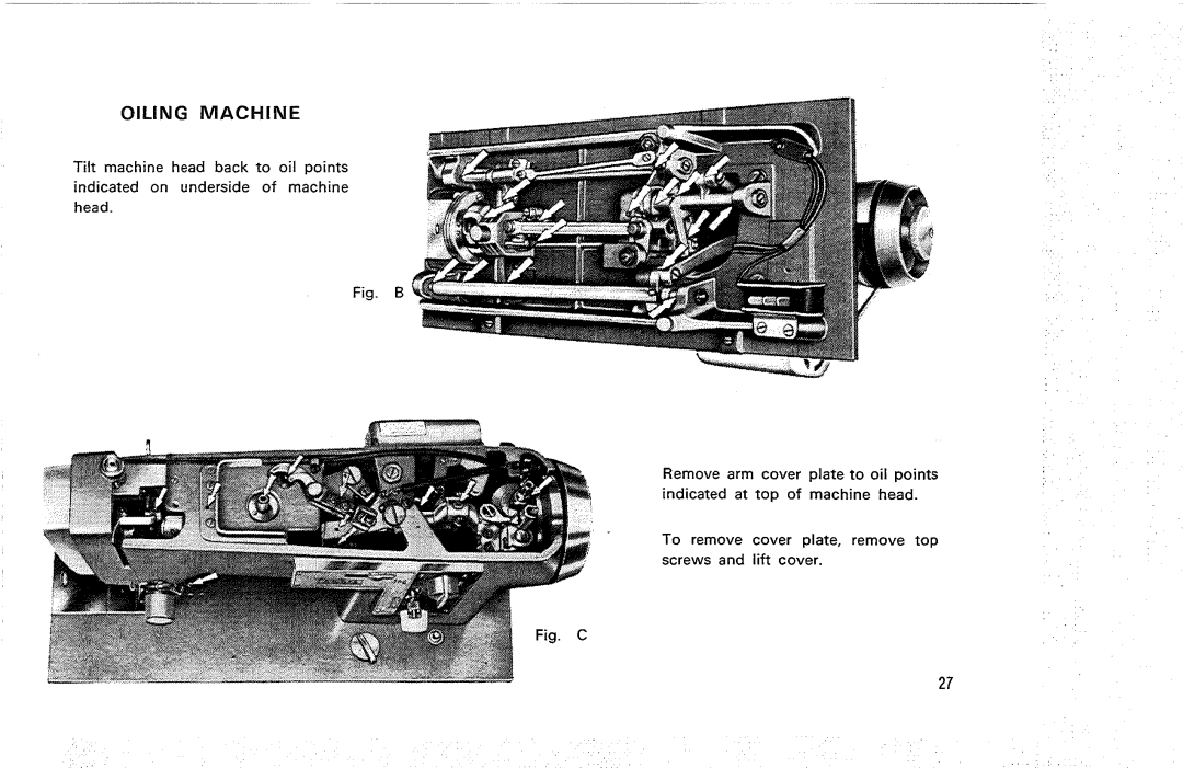 Kenmore 1500, 18, 14 manual Oiling Machine, Fig. C 