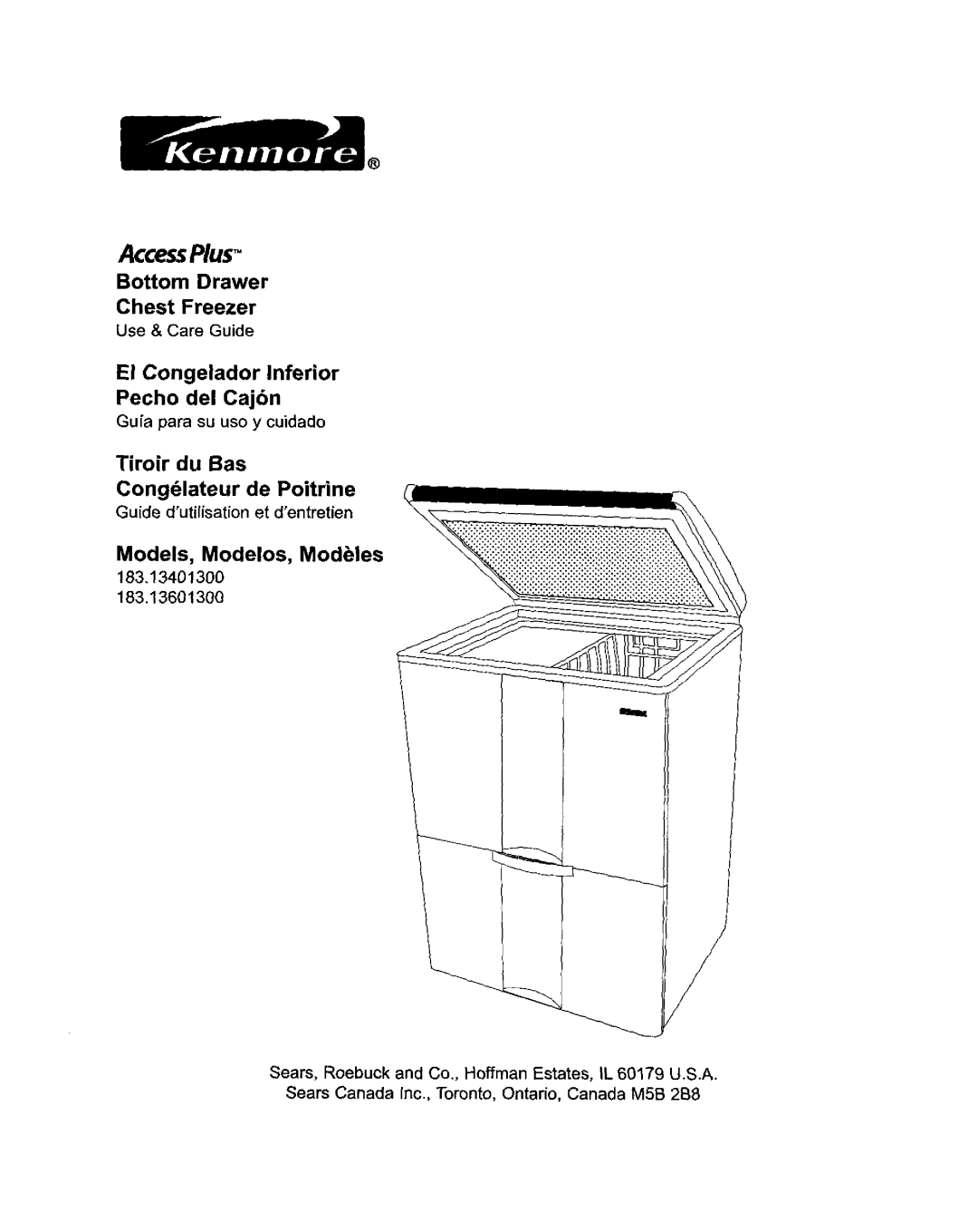 Kenmore 183.134013, 183.136013 manual AccessPlusTM 