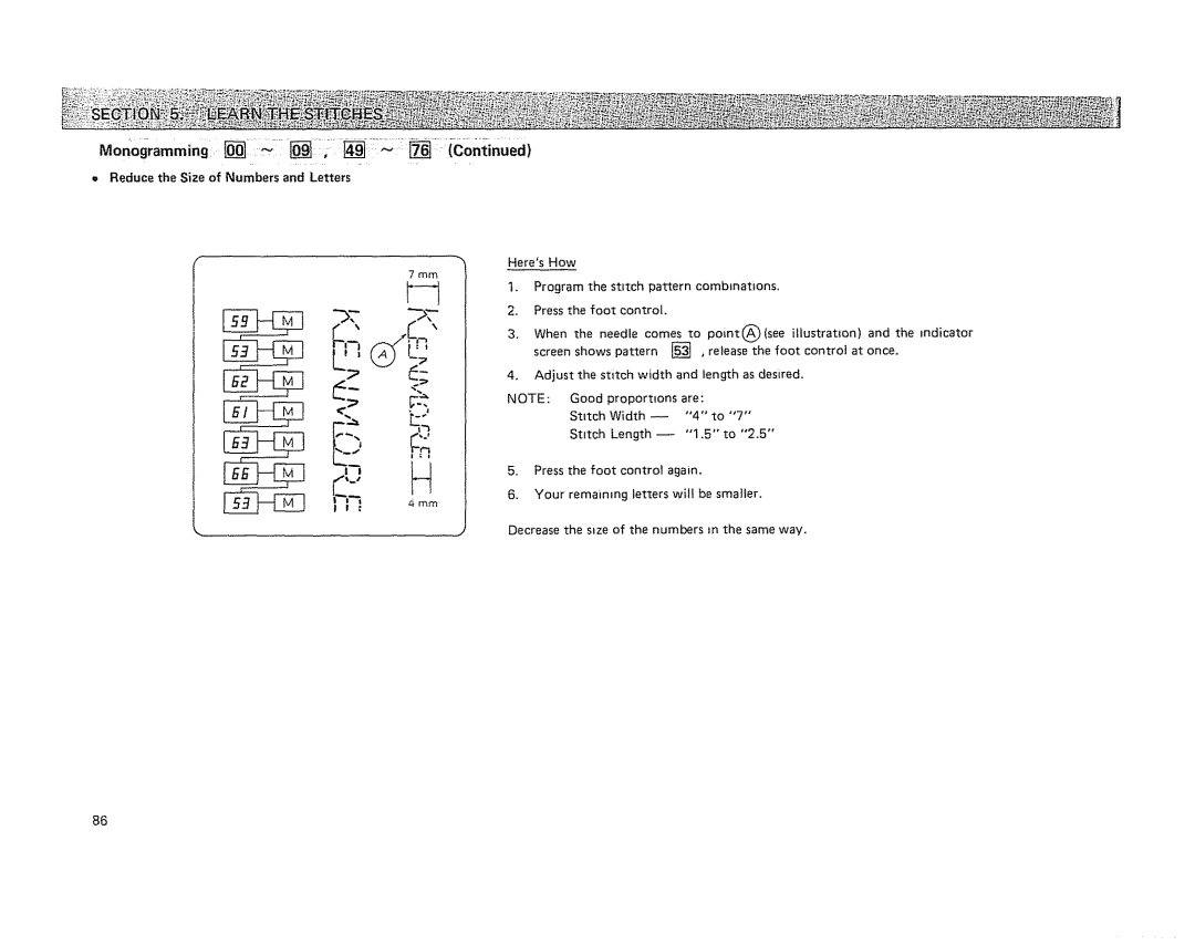 Kenmore 19501 manual = Reduce the Size of Numbers and Letters, Heres How 