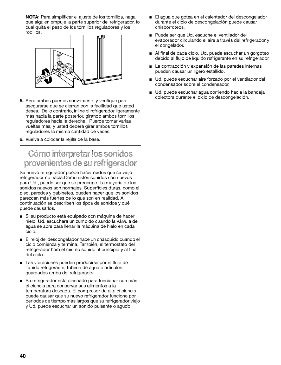 Kenmore 2200128, Refrigerator manual 