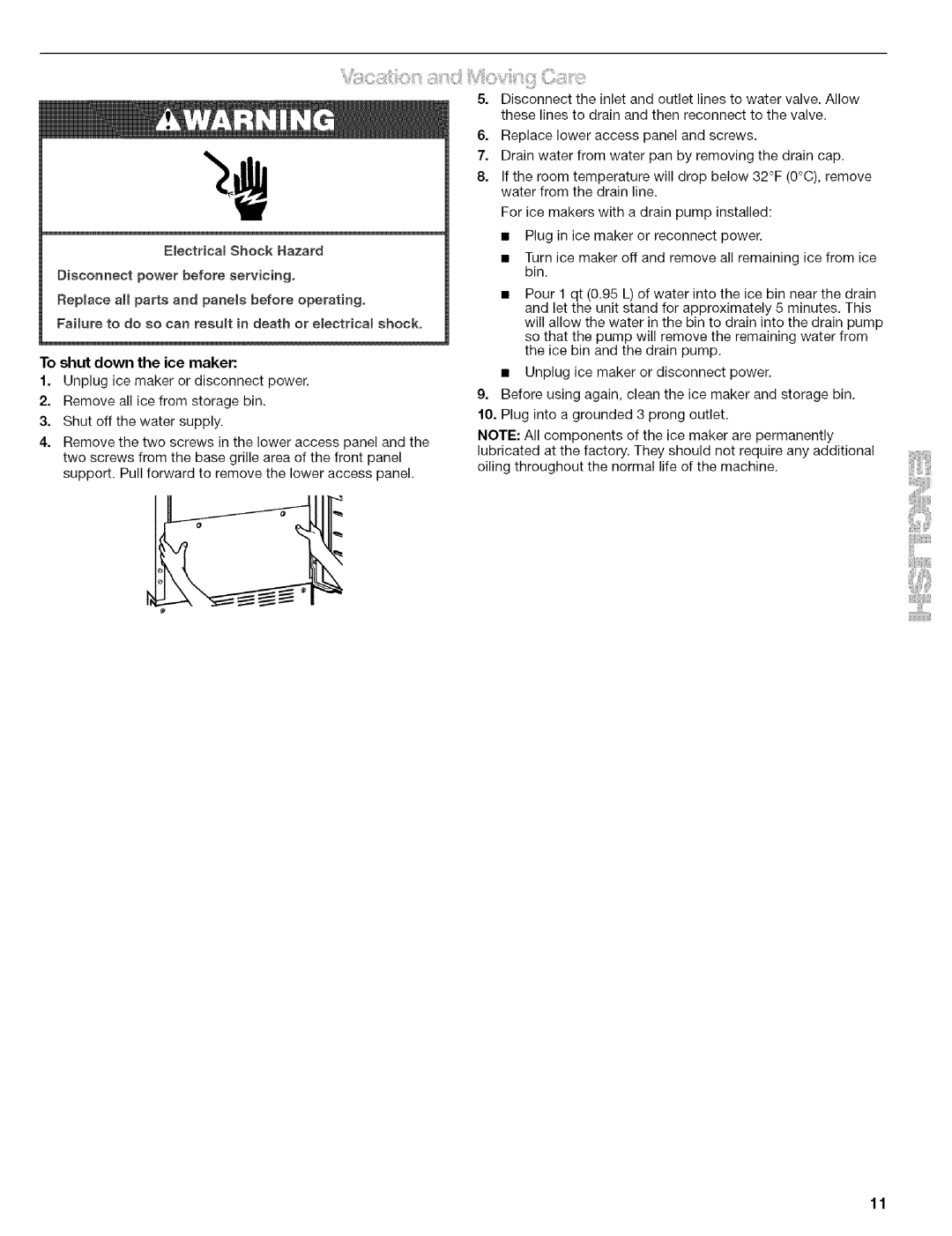 Kenmore 10689489997, 2217402A, 10689482996 manual 