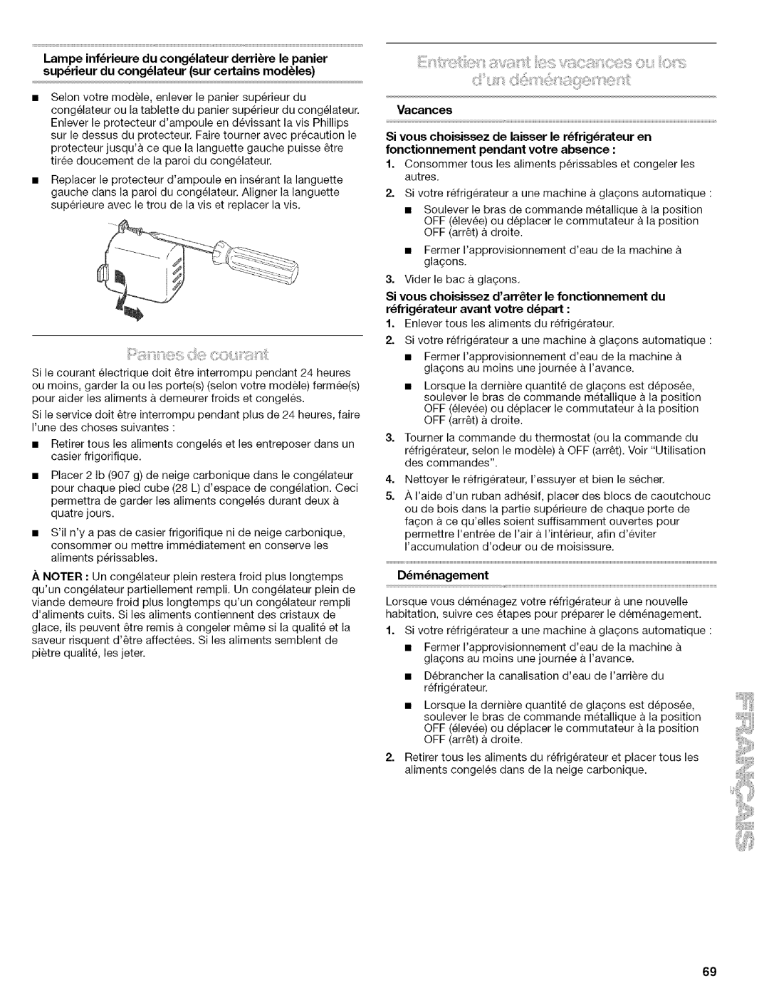 Kenmore 2305761A manual Dmnagement 