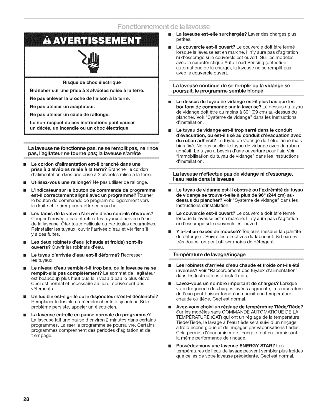 Kenmore 29522, W10026670B manual 