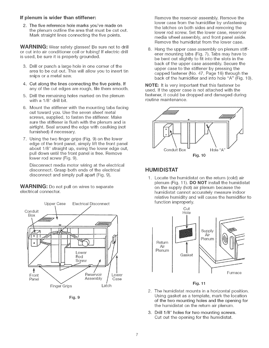 Kenmore 303.9380612 manual Humidistat 