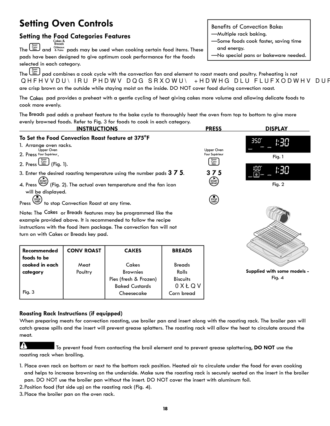 Kenmore 318205342A manual Setting the Food Categories Features, Benefits of Convection Bake 