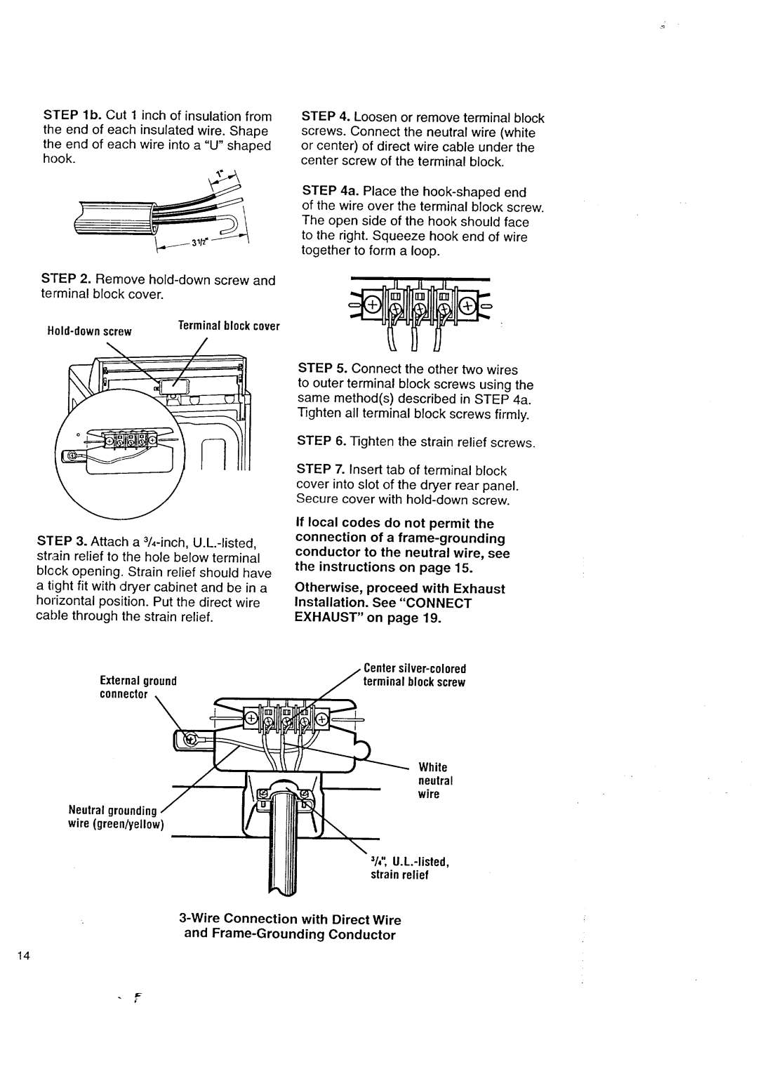 Kenmore 3405602 owner manual Exhaust 