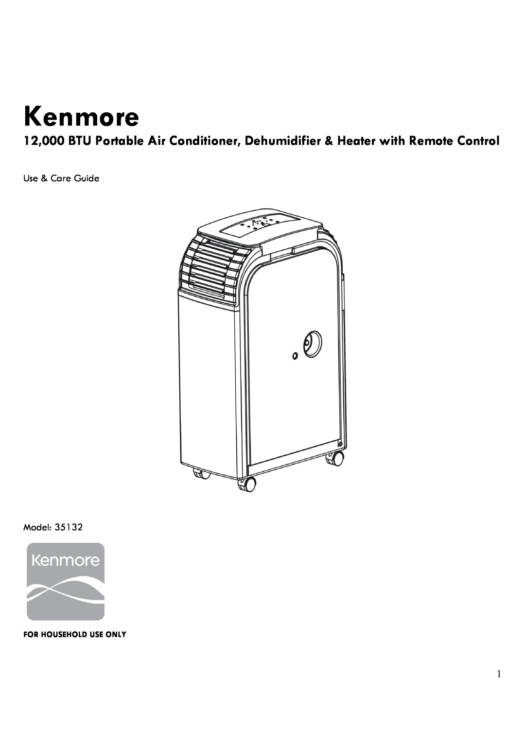 Kenmore 35132 manual Kenmore, Use & Care Guide Model 