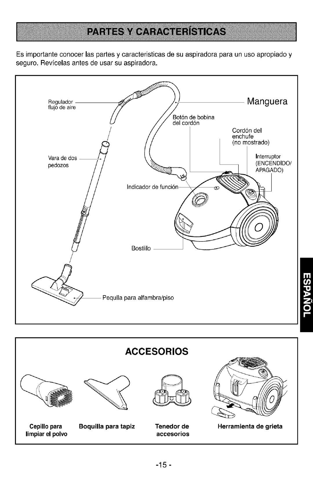 Kenmore 721.26082, 3828FI2852V manual Accesorios 