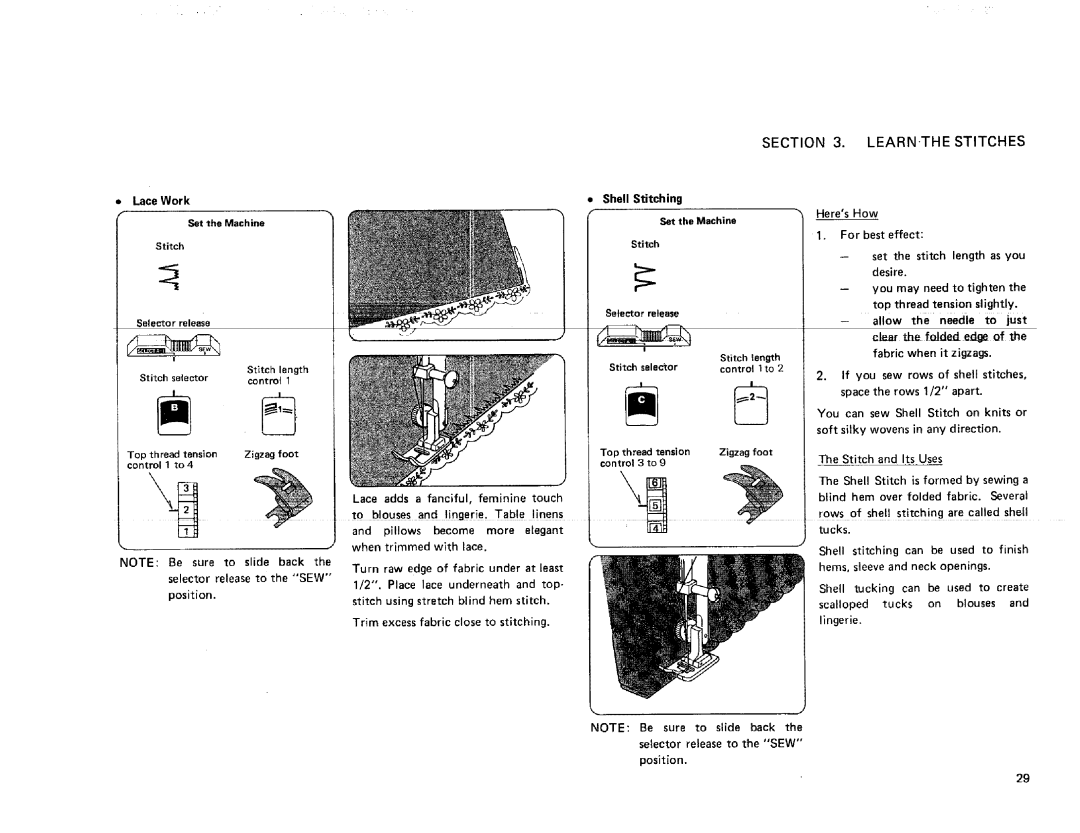 Kenmore 385. 17622 owner manual Section Learnthe Stitches, Trim excess fabric close to stitching, Called Shetl, Can, Create 