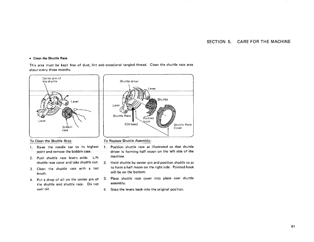 Kenmore 385. 17622 owner manual Lever 