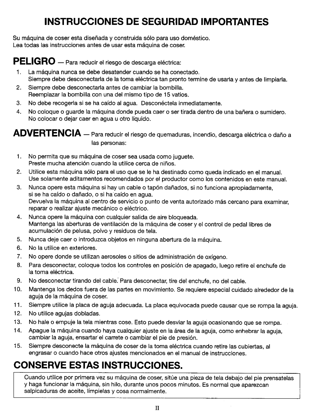 Kenmore 385. 17620, 385. 17624 owner manual Instrucciones DE Seguridad Importantes 