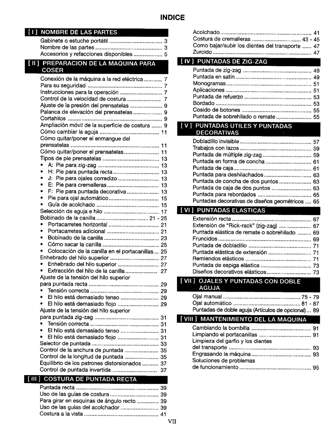 Kenmore 385. 17624, 385. 17620 owner manual Indice, Rll Ko-,nnuI,,€l-Jl 