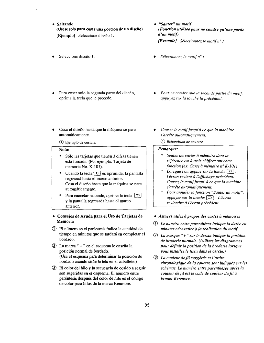 Kenmore 385. 19000 owner manual Cosa el disefio hasta que la mquina se pare automiticamente, Pour, Qu une partie 