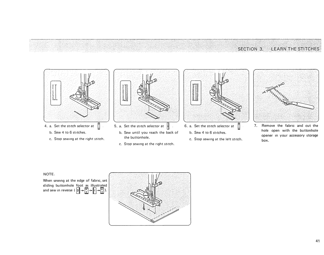 Kenmore 385 owner manual Setthestitchselectorat 